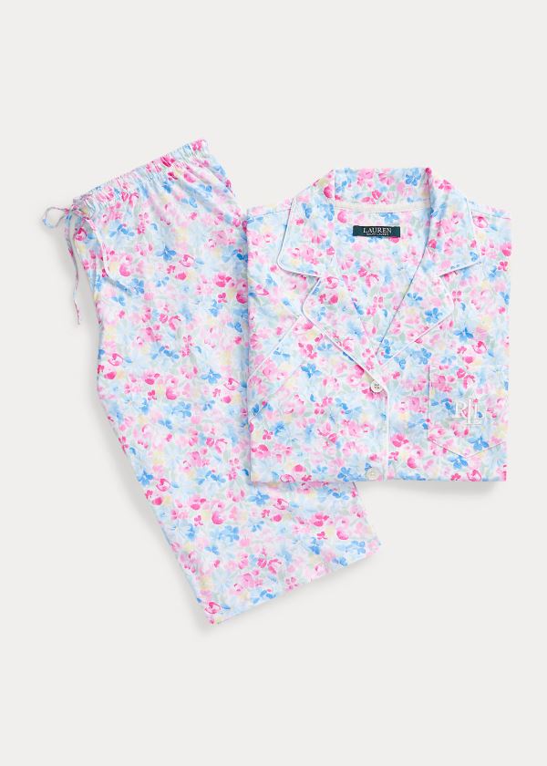 Women's Ralph Lauren Cotton Bermuda Pajama Sets | 359248KBD